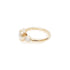 Bezel Set Round Lab Grown Diamond Trilogy Ring